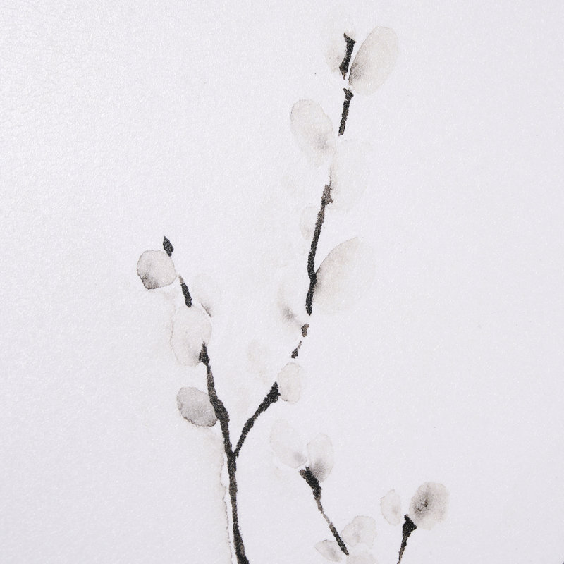 «Snow Greetings I» par Panpan, reproduction d'art encadrée sous verre, H 35,75 po x l 23,75 po x P 1,625 po