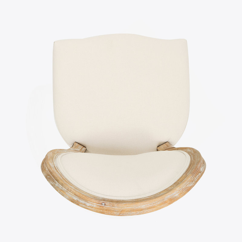Chaise KD (ensemble de 2), Tissu beige, Beige clair