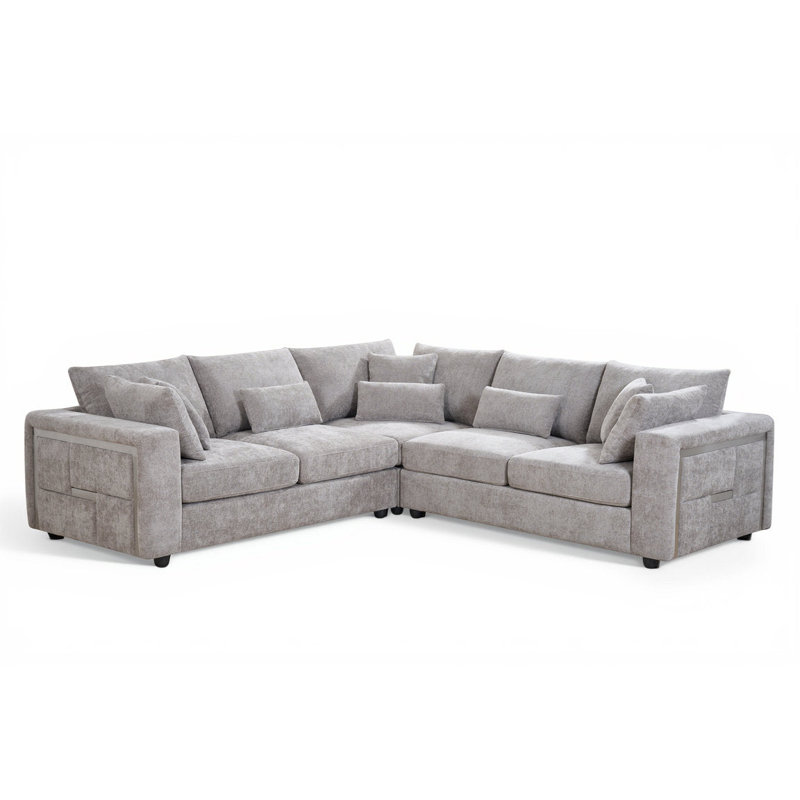 Howser Corner Sofa, Grey