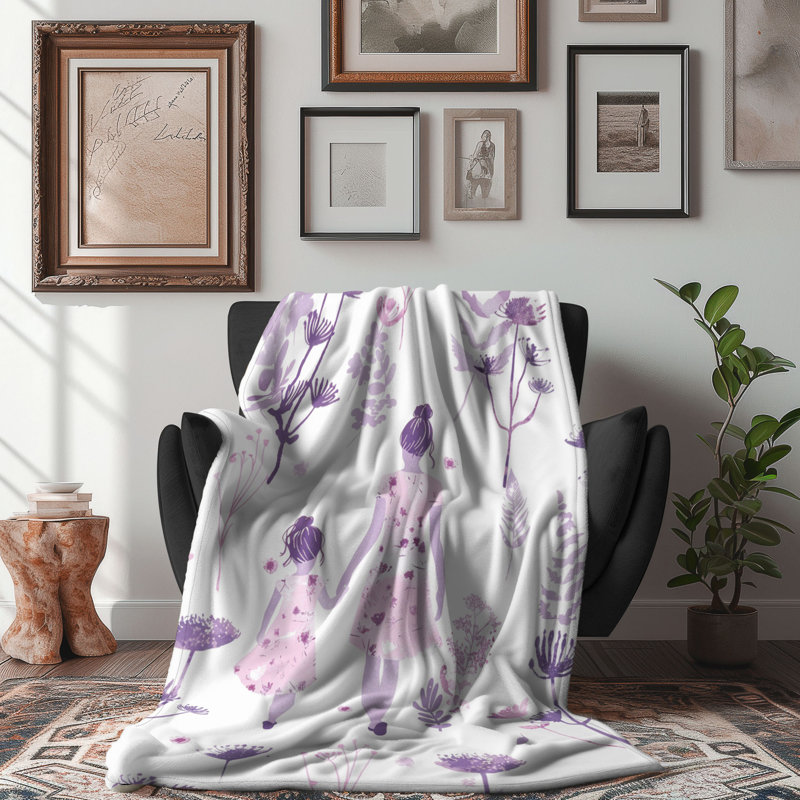 Mom Affection - couverture de qualité supérieure 1 pièce, L 50 po x L 60 po