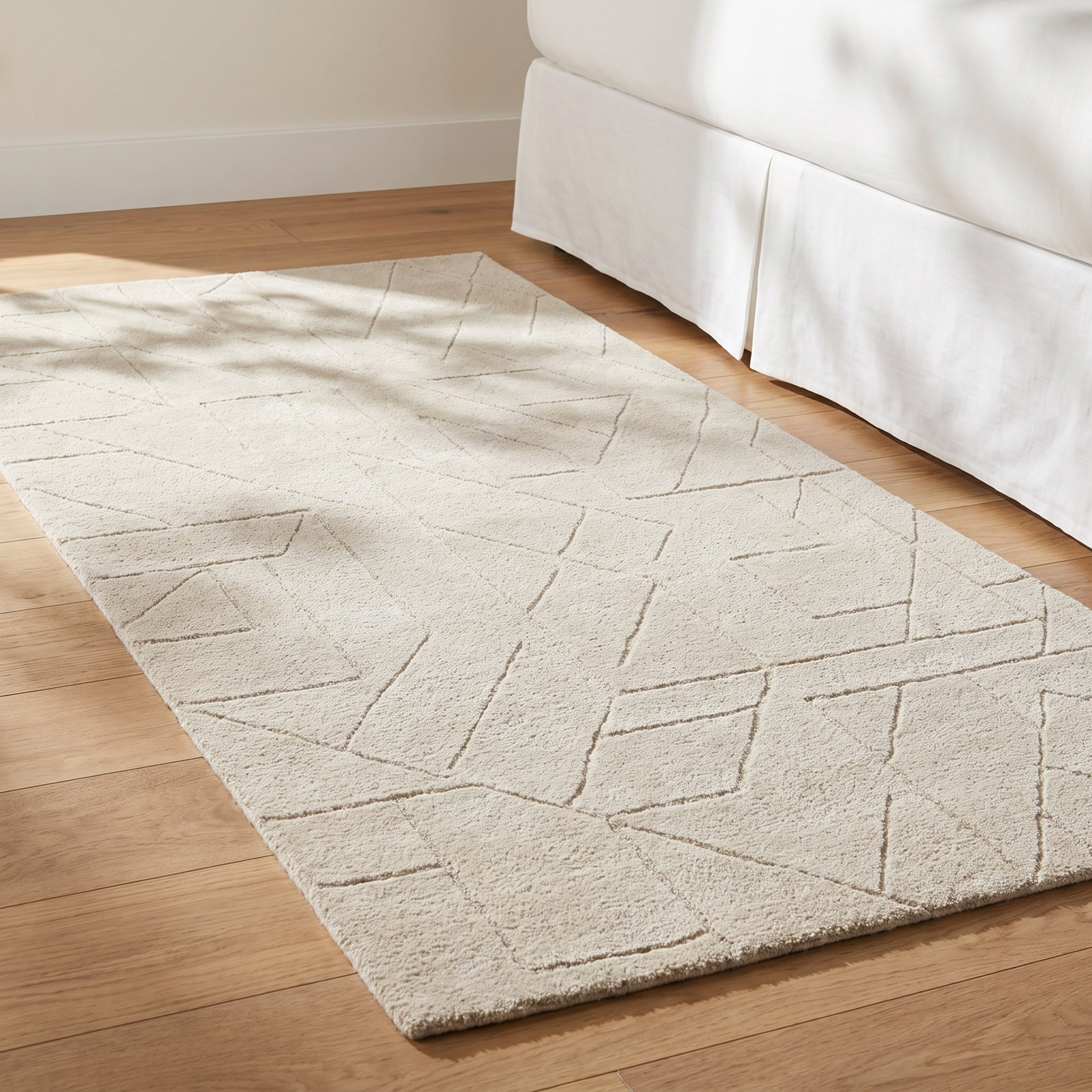 Orenthal Hand-Tufted Geometric Wool Rug, 2'x3'