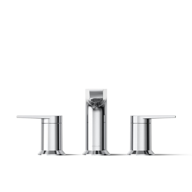 Hint Two-Handle Deck-Mount Bath Faucet Trim, Polished Chrome
