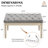 Boswick Linen Upholstered Bench-341042358-346718199