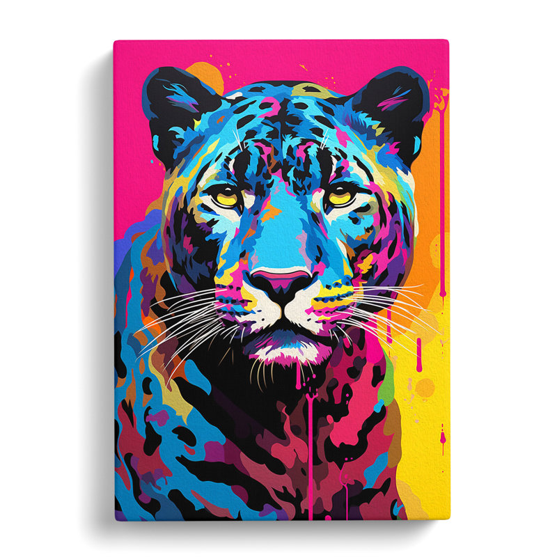 Panther Pop - Print, 76cm H x 50cm W x 3cm D