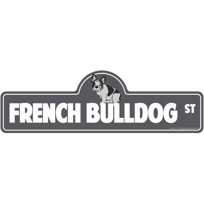 Décoration de Noël drôle de chien Français Bulldog Street
