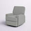 Fauteuil oscillant, inclinable et pivotant rembourré Abingdon-1286230474