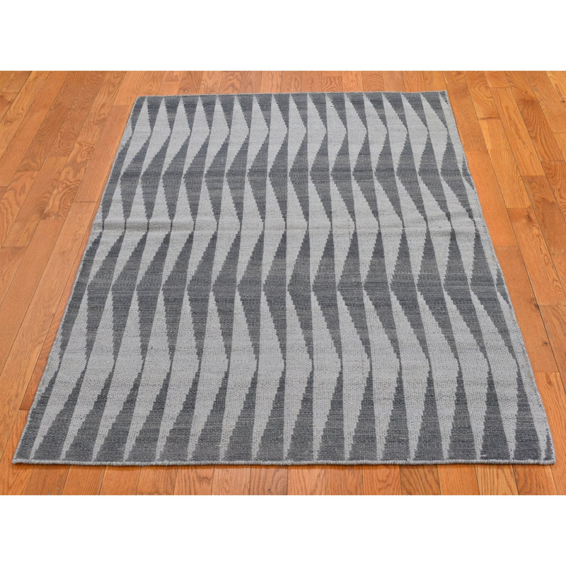 Tapis oriental en laine tissé à la main réversible 4 pi x 5 pi 10 po 7AAC847F69604556AD24C50D06F1561E