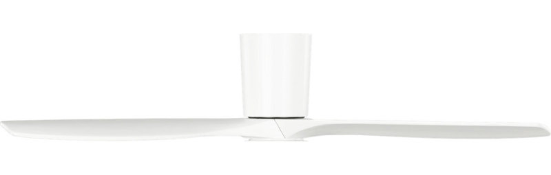 Seyra Smart Hugger LED Ceiling Fan, Matte White, 52" Wide, Matte White