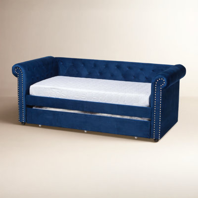 Mynard Upholstered Daybed with Trundle - Twin