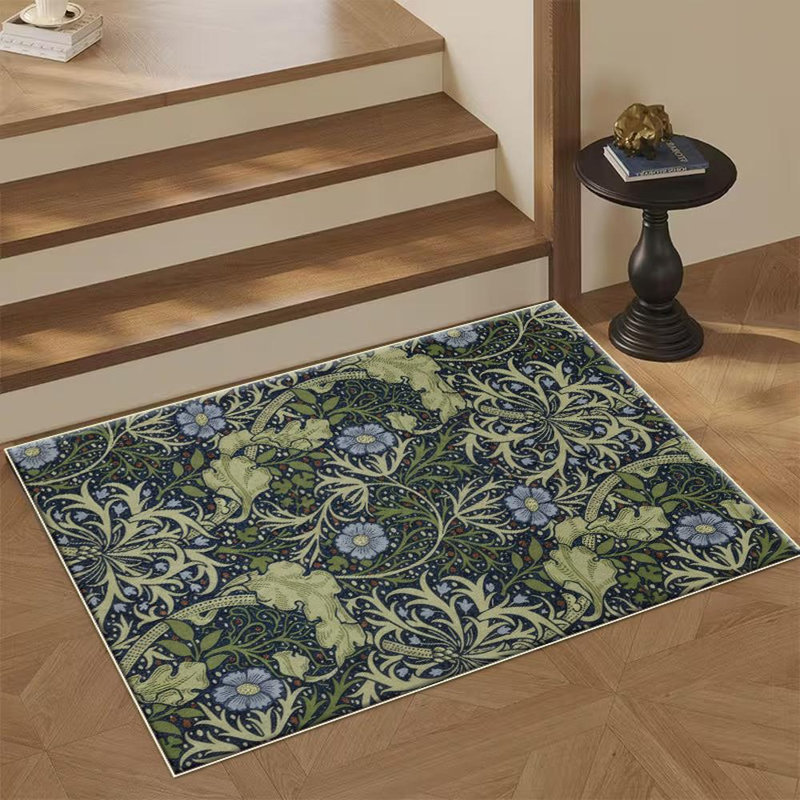 Art Nouveau Style Area Rug, Soft And Lightweight, Suitable For All Seasons, Easy To Maintain And Easy To Clean, Machine Washable Carpet Floor Mat, Suitable For Living Room, Bedroom, Hallway, Balcony, Patio, Room Decor, Home Decor, Outdoor Decor