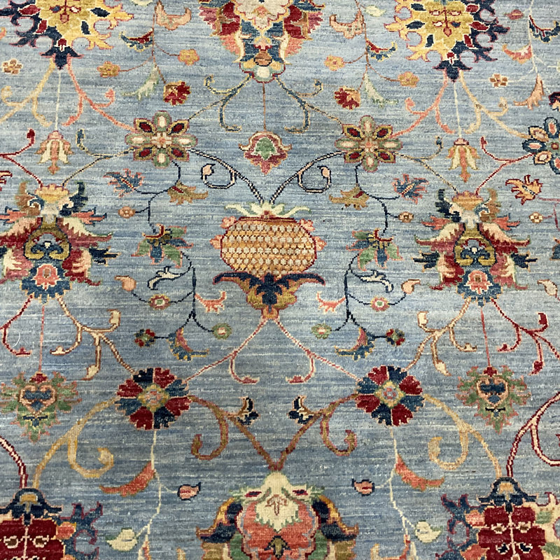 Wool Floral Indoor Rug