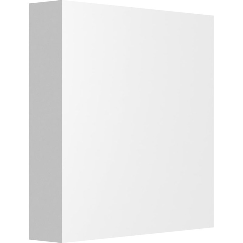 Rosette standard Sedgwick avec bord carré, H 5 po x l 5 po x p 1 po
