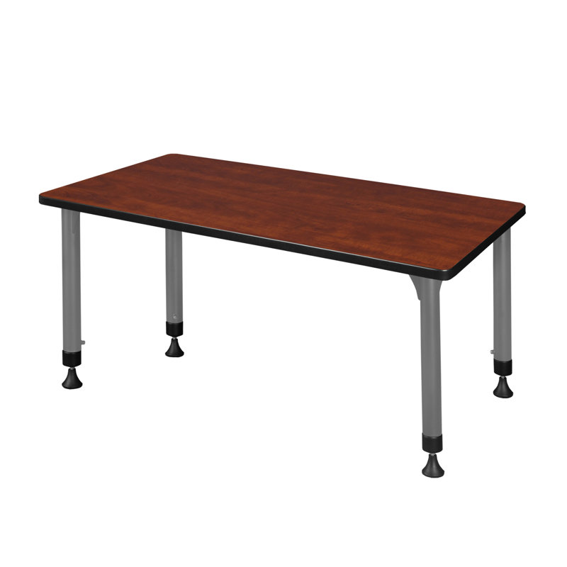 Kee Height Adjustable Training Table, Cherry