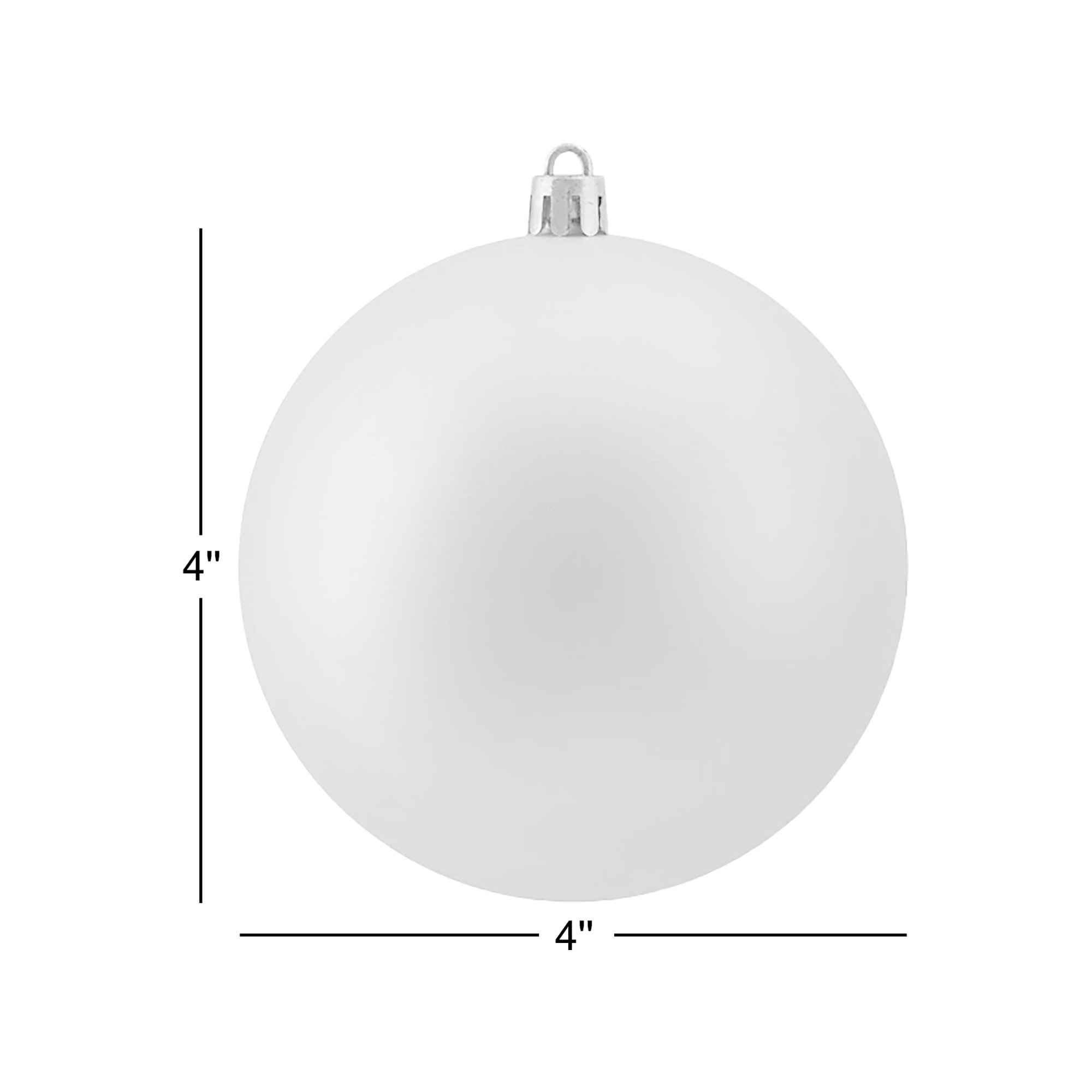Shatterproof Matte Christmas Ball Ornaments, Gold