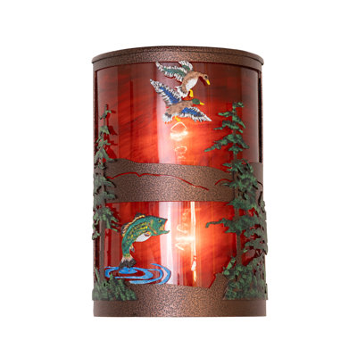 2 - Light Flush Mounted Sconce