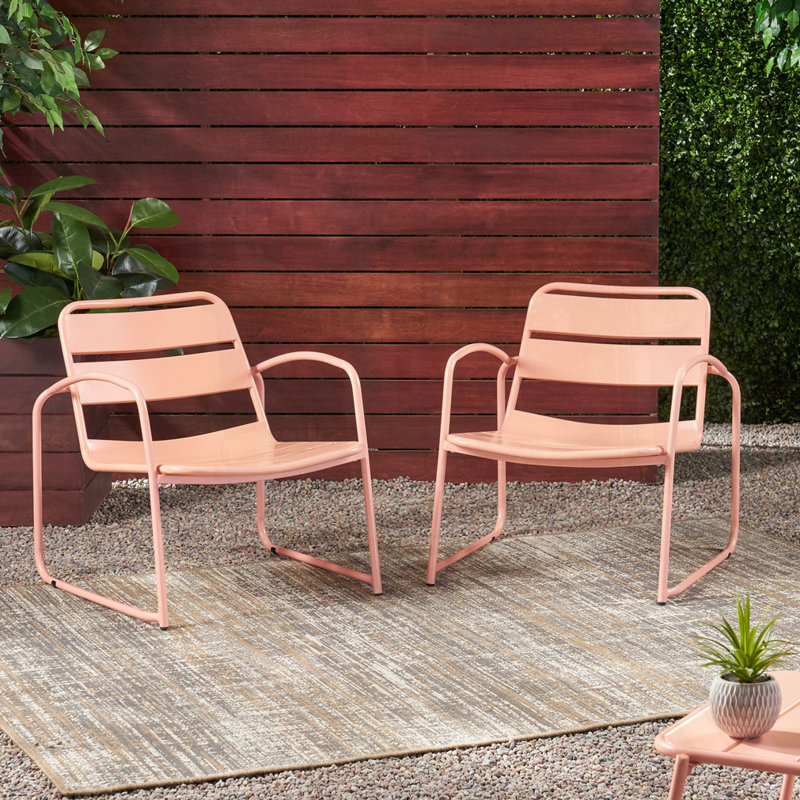 Chaise d'extérieur en fer