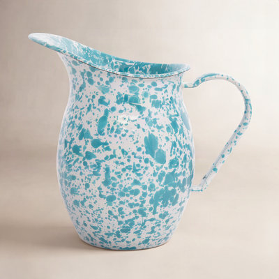 Enamelware Splatter Pitcher