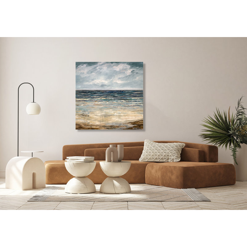 Emerald Sea Print by John Beard, 50" H x 50" W x 3" D