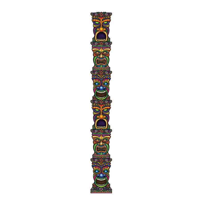 Totem articulé Tiki - paquet de 12