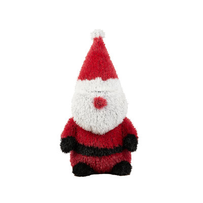 Holiday Plush Topiary 20In Santa