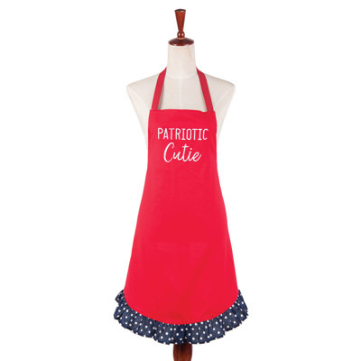 Independence Day Cotton Bib Apron