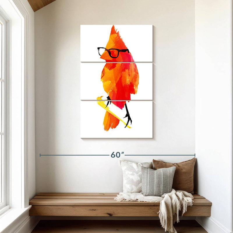 Brampt Punk Bird, 45" H x 28" W