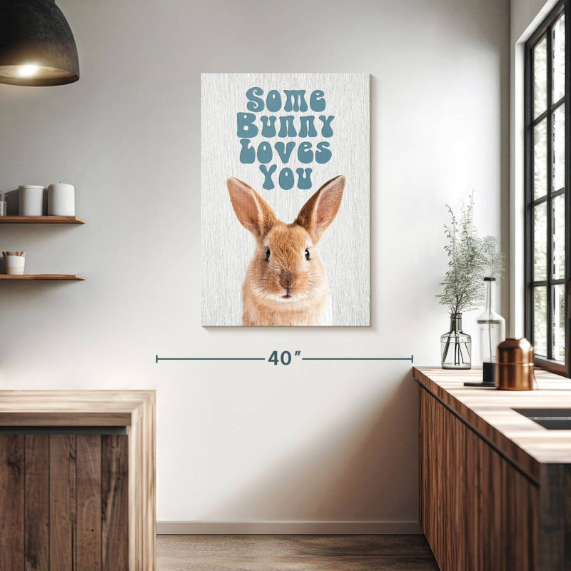 Brampt Some Bunny Loves You, 39" H x 26" W