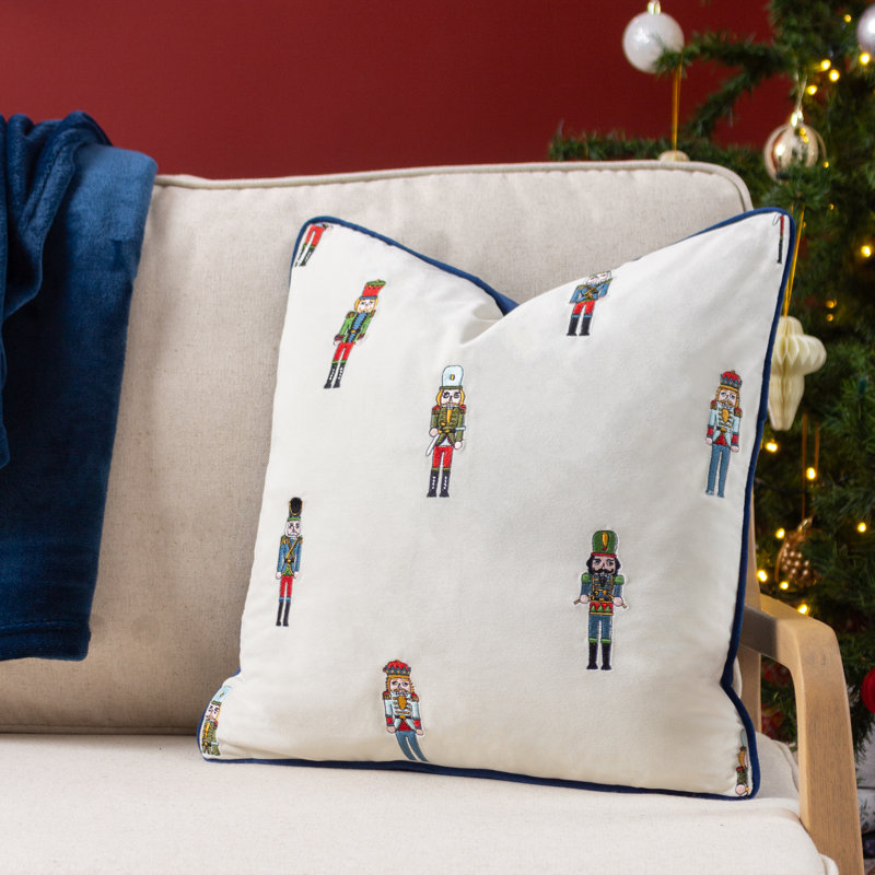 Classic Nutcracker Christmas Nutcracker Square Scatter Cushion