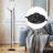 Arched Floor Lamp With Remote Control And Bulb Included