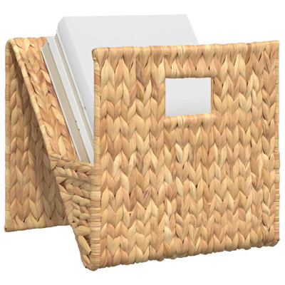 Ophelia & Co. Magazine Holder 12.2"X12.2"X12.2" Water Hyacinth