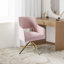 Fauteuil pivotant rembourré Breann-93705357