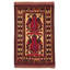 Tapis rouge tadjik 2 pi 9 po x 4 pi 7 po