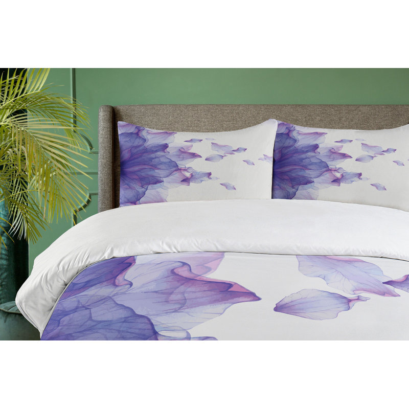 French Country Polyester Duvet Cover, King Duvet Cover + 2 Shams