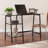 Conneautville Glass Top Metal Base Writing Desk-1111912574