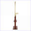 Coat Racks, Modern Double-Layer with Storage, 68.9 Inches, Golden Steel &amp; Walnut Wood | Gold,Walnut | Metal,Solid Wood