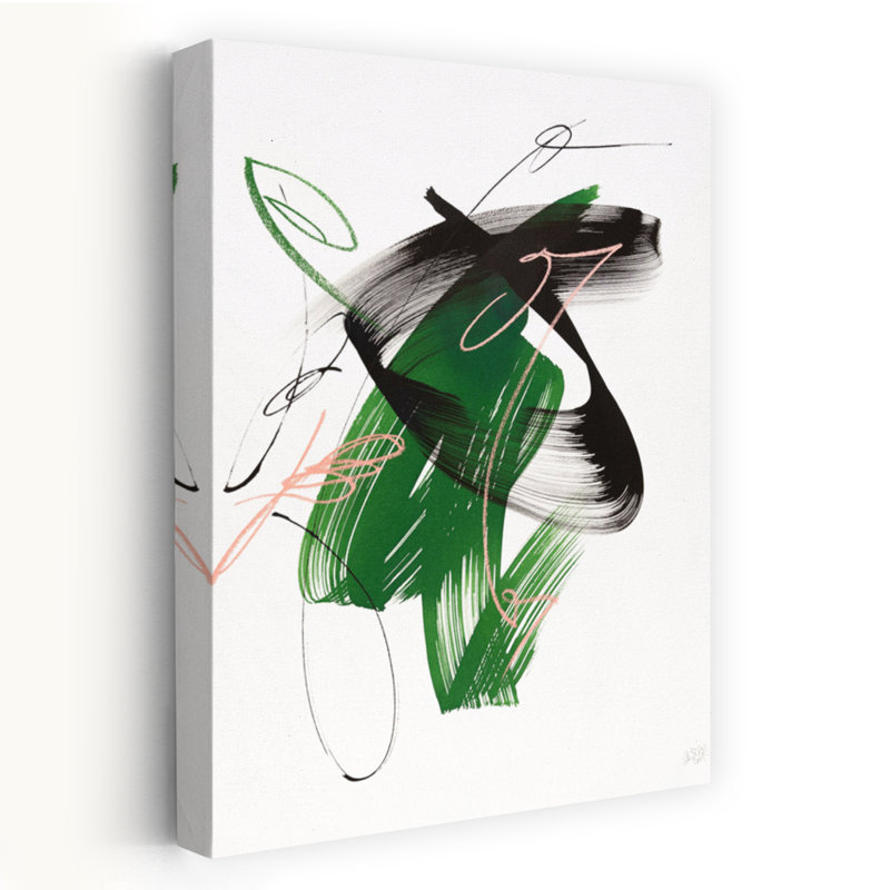 Art contemporain contemporain abstrait, H 18 po x l 12 po