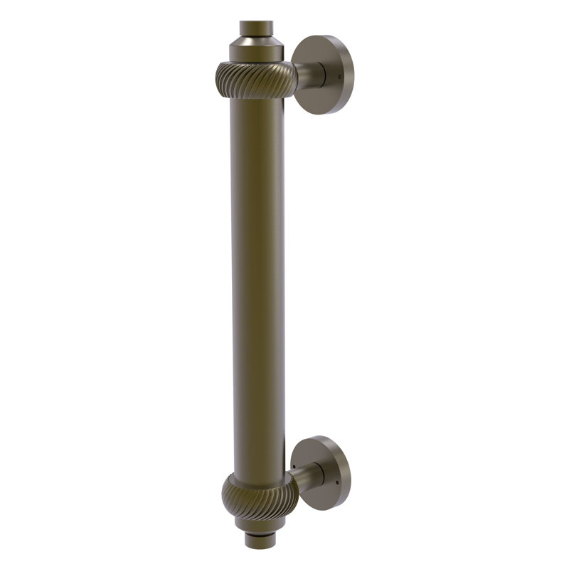 Continental Door Pull, Antique Brass