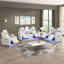 Ensembles inclinables électriques modernes et contemporains avec appuis-tête réglables, prise de courant USB et éclairage à DEL et haut-parleur (canapé + causeuse + fauteuil)-1844540916-1829431773
