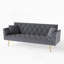 Modern Convertible 72 Inch Foldable Sleeper Sofa With Tufted Design For Small Spaces And Multi-Functional Use.-1062881605