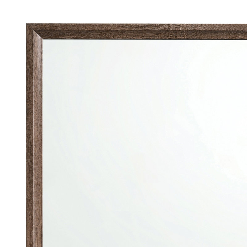 Raemon Rectangle Dresser Mirror in Medium Warm Brown