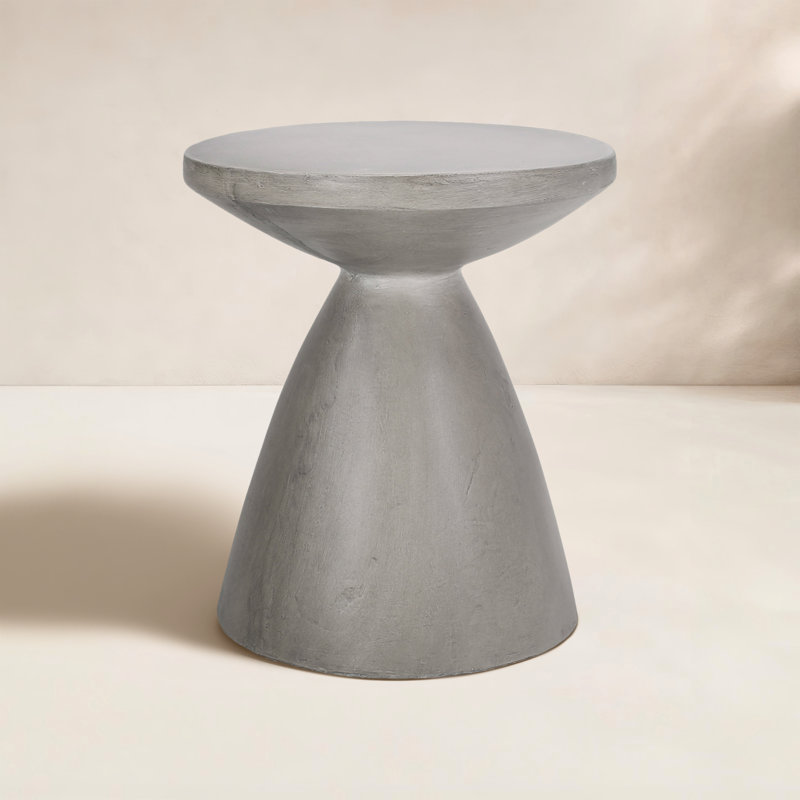 Table d'appoint Sayle, Gris