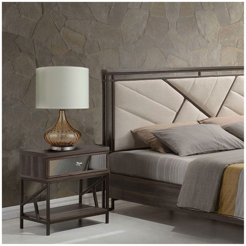 24.5" Tall Table Lamp" Leann", Brown