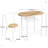Jalynn 2 - Person Four Leg Dining Set