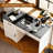 2 - Piece Office Set,With Computer Desk，55 Inch Buffet Cabinet