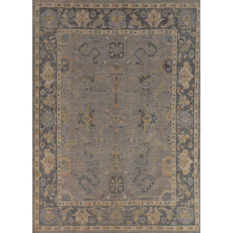 Vegetable Dye Oushak Turkish Area Rug 8x10