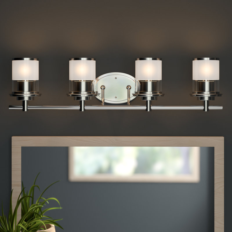 Davis 4 - Light Dimmable Vanity Light, Old Satin Brass
