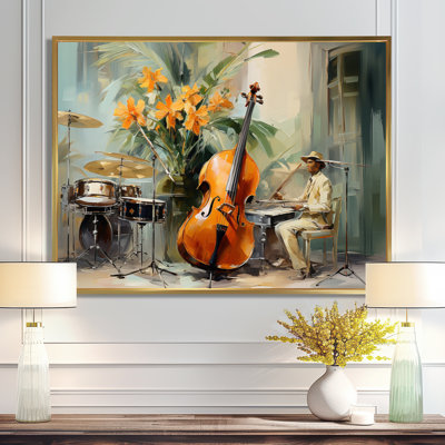 Chello Jazz Rhythms - Music Canvas Prints
