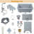 Utility Sink Laundry Tub For Washing Room, Plastic Freestanding Utility Sink With Stainless Steel Faucet