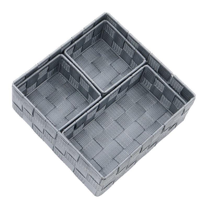 JVL Fabric Decorative Basket