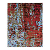 Overdyed One-of-a-Kind 8' 1" X 10' 0" Hand Knotted Area Rug